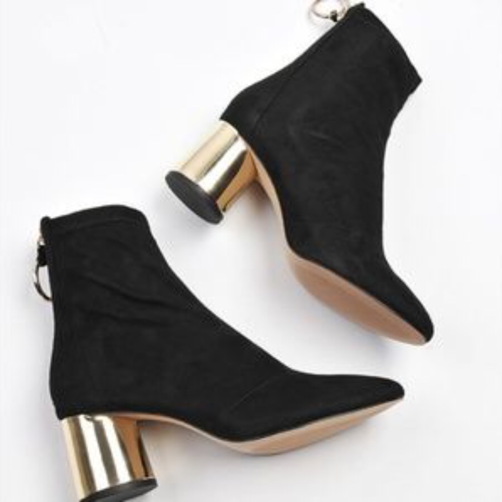 Zara suede booties